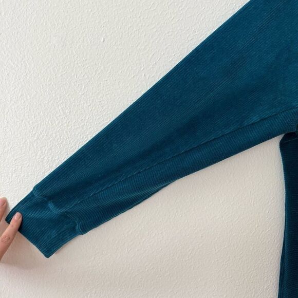 Soft Surroundings Women's Size XL Blue Caroline Pullover Crewneck Ribbed Sweater - Picture 4 of 10